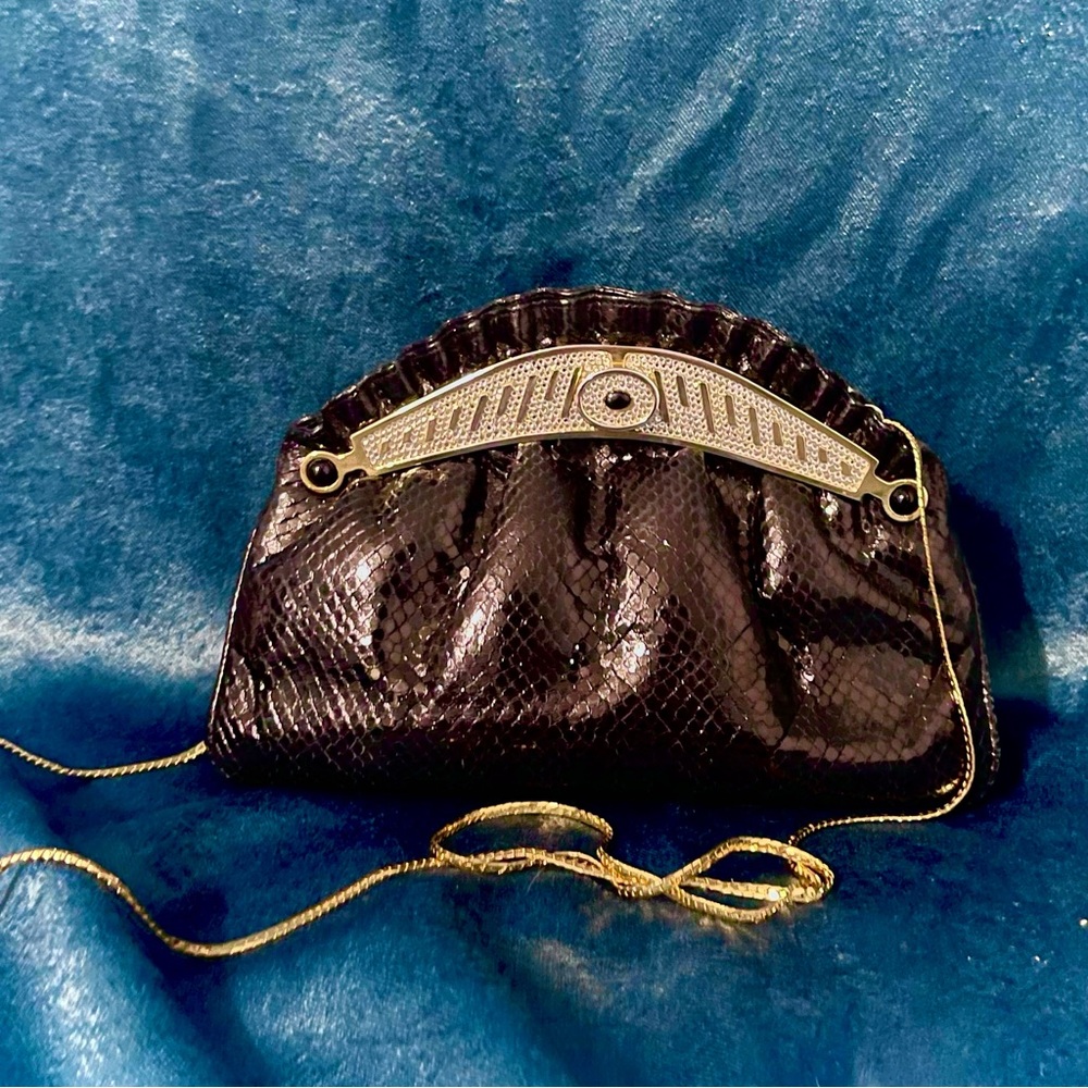 Vintage Finesse la Model Snakeskin Evening bag